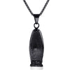 Shaver Jewelry Men's Pendant Necklace Titanium Steel Geometric Casting