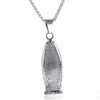 Shaver Jewelry Men's Pendant Necklace Titanium Steel Geometric Casting