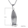 Shaver Jewelry Men's Pendant Necklace Titanium Steel Geometric Casting