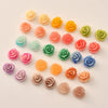Shell Anemone Rose Flower Loose Beads For Bracelet Necklace Earrings Accessories