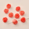 Shell Anemone Rose Flower Loose Beads For Bracelet Necklace Earrings Accessories