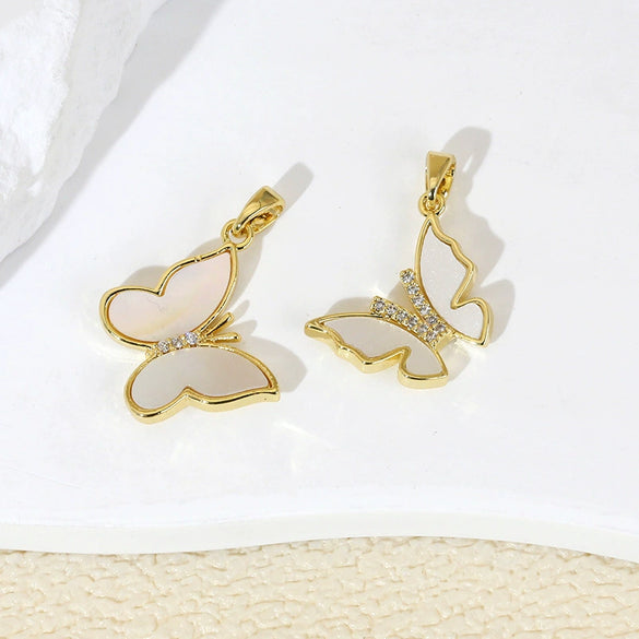Shell Animal Zodiac Micropaved Cartoon Style Jewelry Accessories Necklace Bracelet Earrings Pendant