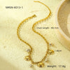 Shell Conch Necklace Stainless Steel 18K Gold Electroplated Natural Style
