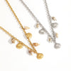 Shell Conch Stainless Steel Women's Fashion Minimalist Geometric O Chain Necklace 18K Gold Plated