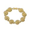 Shell Conch Starfish Stitching Copper Bracelet With Star Animal Zodiac Pattern Electroplating For Women