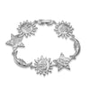 Shell Conch Starfish Stitching Copper Bracelet With Star Animal Zodiac Pattern Electroplating For Women