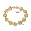 Shell Conch Starfish Stitching Copper Bracelet With Star Animal Zodiac Pattern Electroplating For Women