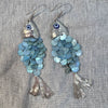 Shell Fishshaped Animal Pattern Tassel Pendant Earrings For Women