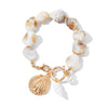 Shell Flower Animal Zodiac Electroplated Handmade Women's Pendant Necklace