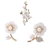Shell Flower Brooch Electroplated For Women And Couple Style Luxury Accessories
