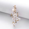Shell Flower Brooch Electroplated For Women And Couple Style Luxury Accessories