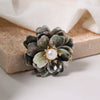Shell Geometric Brooch Simple Style Electroplating