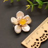 Shell Geometric Brooch Simple Style Electroplating