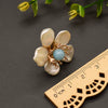 Shell Geometric Brooch Simple Style Electroplating