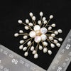 Shell Geometric Brooch Simple Style Electroplating