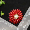 Shell Geometric Brooch Simple Style Electroplating