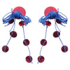 Shell Geometric Electroplated Tassel Earrings For Women