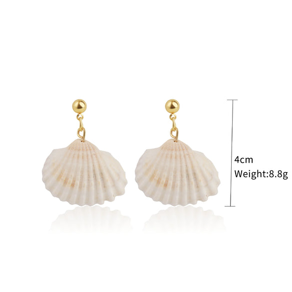 Shell Geometric Marine Series Women's Earrings
