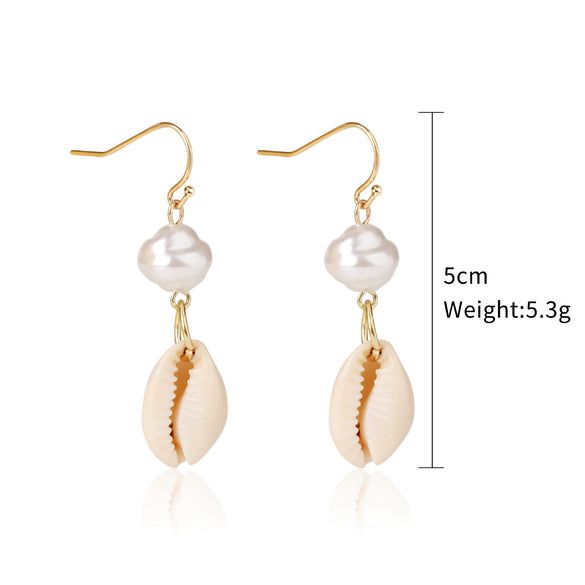 Shell Geometric Marine Series Women's Earrings