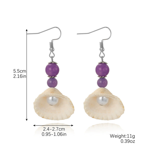 Shell Geometric Marine Series Women's Earrings