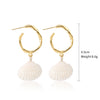 Shell Geometric Marine Series Women's Earrings
