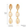 Shell Geometric Marine Series Women's Earrings
