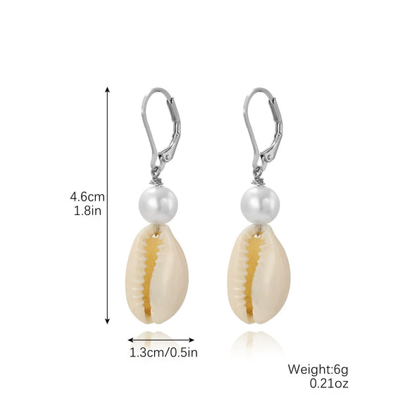 Shell Geometric Marine Series Women's Earrings