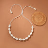Shell Geometric Pattern Manual Woven Bracelet And Necklace For Women