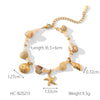 Shell Geometric Starfish Hand Knitted Women's Beaded Pearl Clavicle Necklace