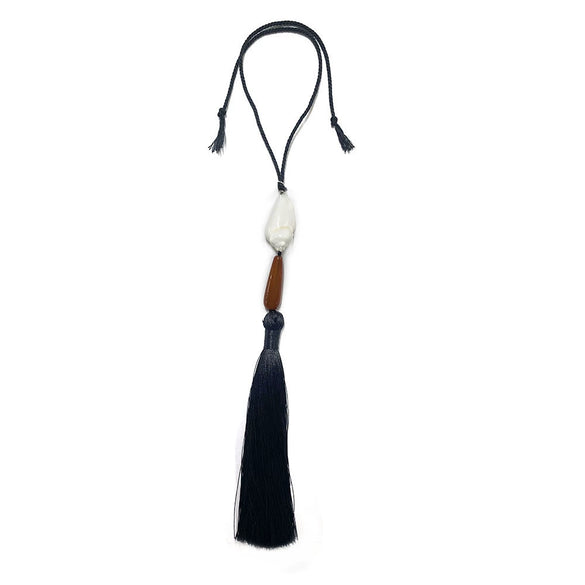 Shell Hand Knitted Simple Exquisite Cold Style Bag Tassel Pendant Fairy Accessories
