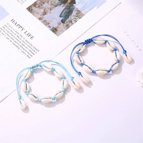 Shell Handmade Minimalist Unisex And Women's Handwoven Bracelet