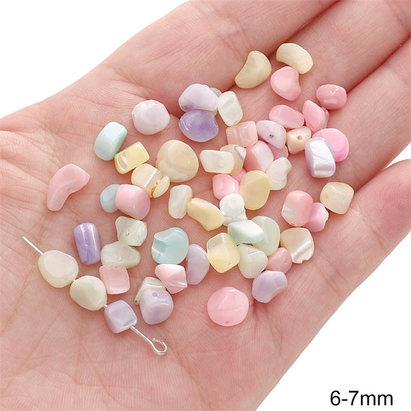 Shell Handmade Peach Heart Shaped Beaded Jewelry Accessories Earrings Bracelet