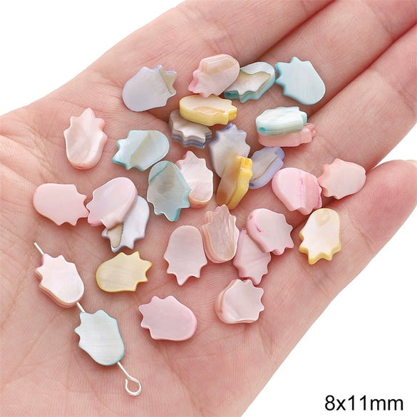 Shell Handmade Peach Heart Shaped Beaded Jewelry Accessories Earrings Bracelet