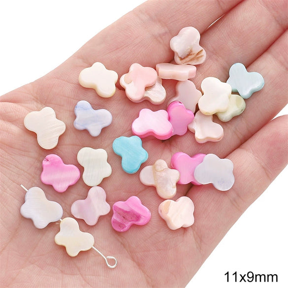 Shell Handmade Peach Heart Shaped Beaded Jewelry Accessories Earrings Bracelet
