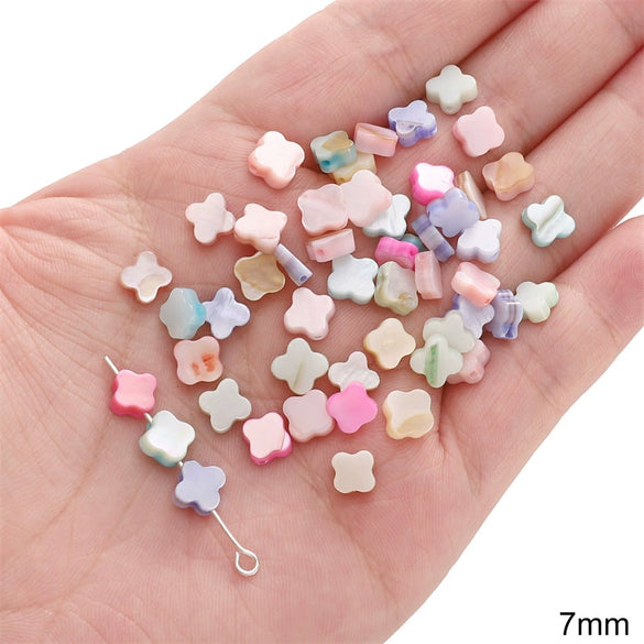 Shell Handmade Peach Heart Shaped Beaded Jewelry Accessories Earrings Bracelet