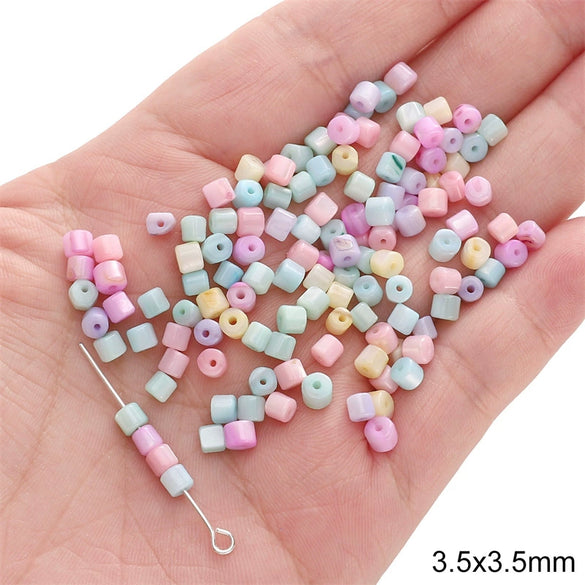 Shell Handmade Peach Heart Shaped Beaded Jewelry Accessories Earrings Bracelet