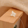 Shell Hollow Carved Butterfly And Bow Invisible Necklace Pendant Hairpin