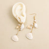 Shell Pearl Tassel Women's Long Elegant Fresh Minimalist Retro Earrings