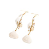 Shell Pearl Tassel Women's Long Elegant Fresh Minimalist Retro Earrings