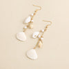 Shell Pearl Tassel Women's Long Elegant Fresh Minimalist Retro Earrings