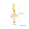 Shell Stainless Steel Accessories Handmade Geometric Fivepointed Star Flower Pendant
