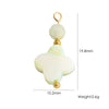 Shell Stainless Steel Accessories Handmade Geometric Fivepointed Star Flower Pendant