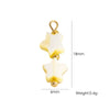 Shell Stainless Steel Accessories Handmade Geometric Fivepointed Star Flower Pendant