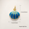 Shell Starfish Conch Animal Style Copper Jewelry Accessories Electroplated Bracelet Necklace Keychain Pendant