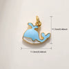 Shell Starfish Conch Animal Style Copper Jewelry Accessories Electroplated Bracelet Necklace Keychain Pendant