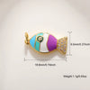 Shell Starfish Conch Animal Style Copper Jewelry Accessories Electroplated Bracelet Necklace Keychain Pendant