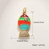 Shell Starfish Conch Animal Style Copper Jewelry Accessories Electroplated Bracelet Necklace Keychain Pendant