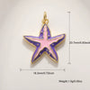 Shell Starfish Conch Animal Style Copper Jewelry Accessories Electroplated Bracelet Necklace Keychain Pendant