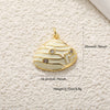 Shell Starfish Conch Animal Style Copper Jewelry Accessories Electroplated Bracelet Necklace Keychain Pendant