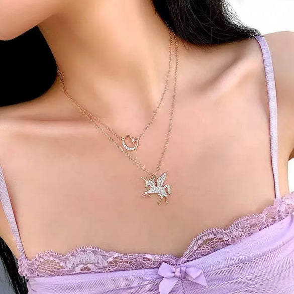 Shiny Animal Alloy Wholesale Layered Necklaces